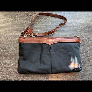 Dooney & Burke black wristlet